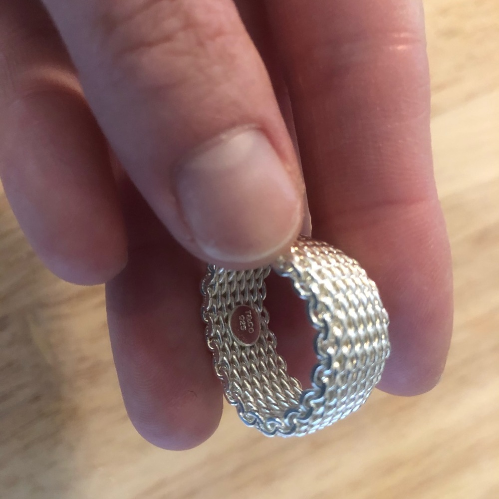 ‼️Sold‼️Tiffany & Co Mesh Ring ( ~sz 7) - Picture 4 of 7